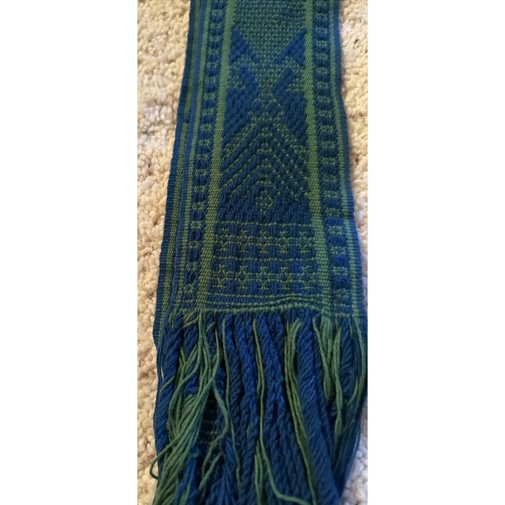 Hand Woven Authentic Peruvian Sash Wrap 68" X 3.5" Inches - Picture 3 of 4